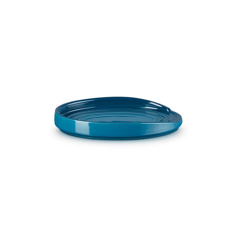 Oval Spoon Rest, Deep Teal-1