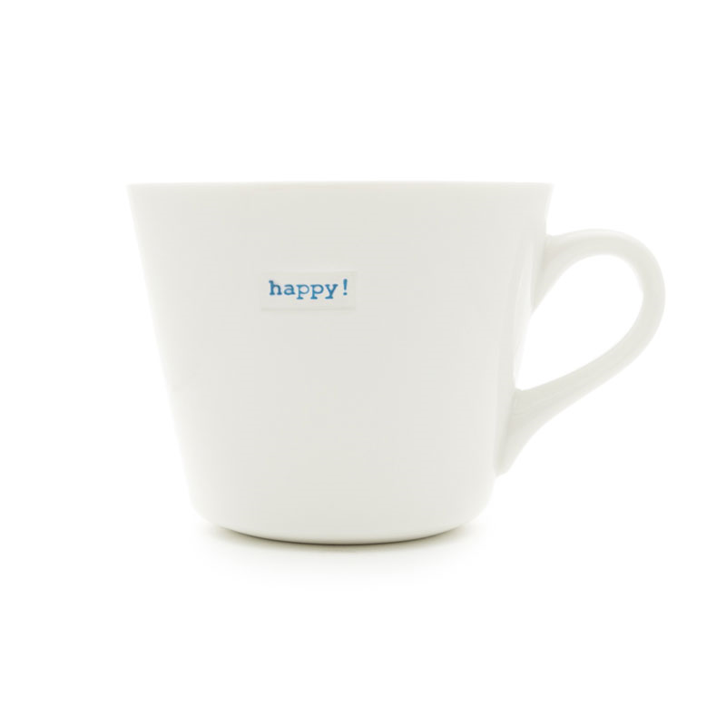 'Happy!' Bucket Mug, 350ml-0