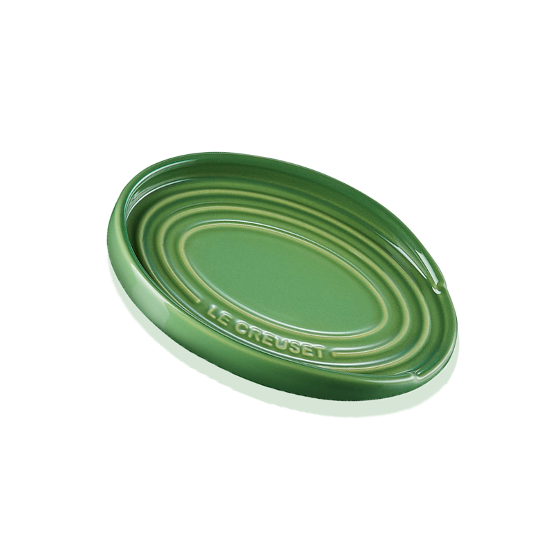 Oval Spoon Rest, Bamboo Green-0