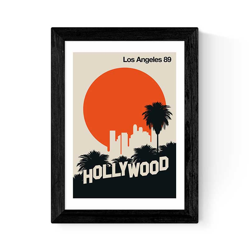 Bo Lundberg Hollywood 89 Print, Red-0