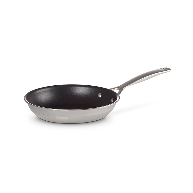 3 Ply Stainless Steel - Non-Stick Omelette pan, 20cm-2