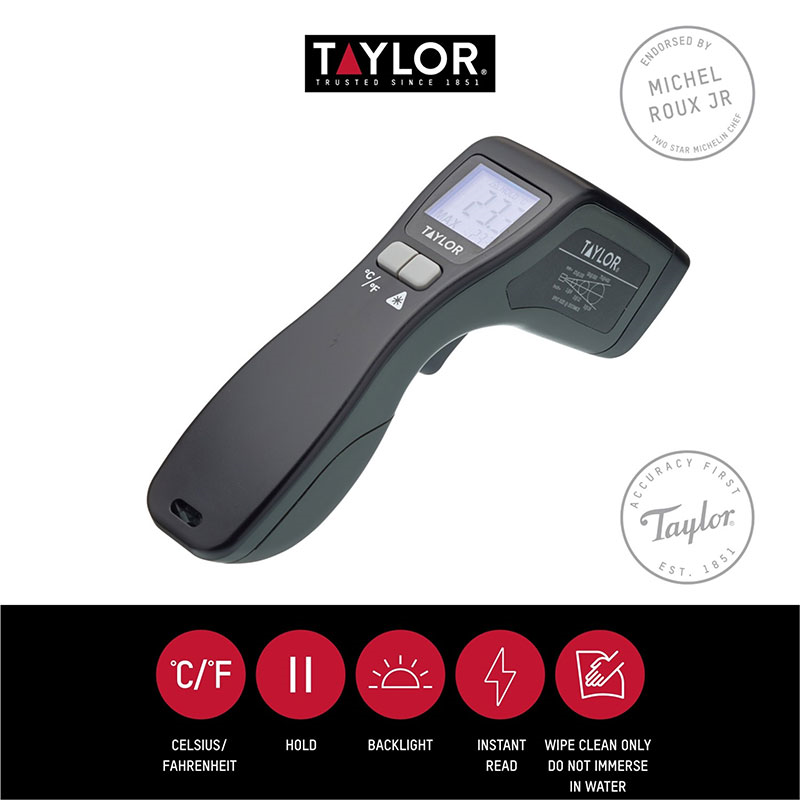 Infrared Thermometer, Silver-7