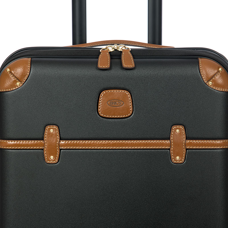 Bellagio Carry-On Suitcase with Front Pocket, H55 x L38 x W23/27cm, Black-9