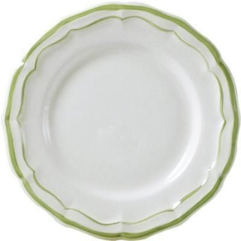 Canape Plate, Filet Vert, 16.5cm, Set of 4-0