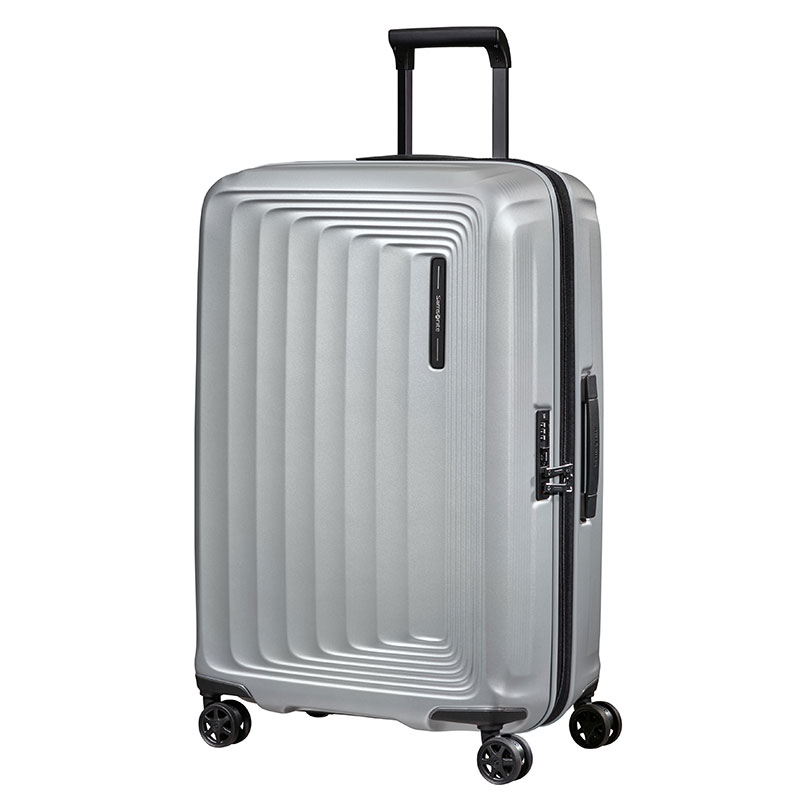 Nuon Suitcase, H69 x L45 x W28/31cm, Matt Silver-0