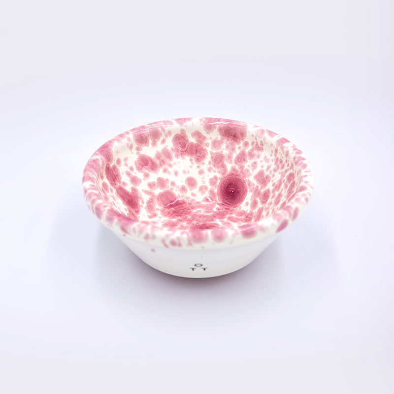 Splatter Nut Bowl, D12cm, Cranberry-0