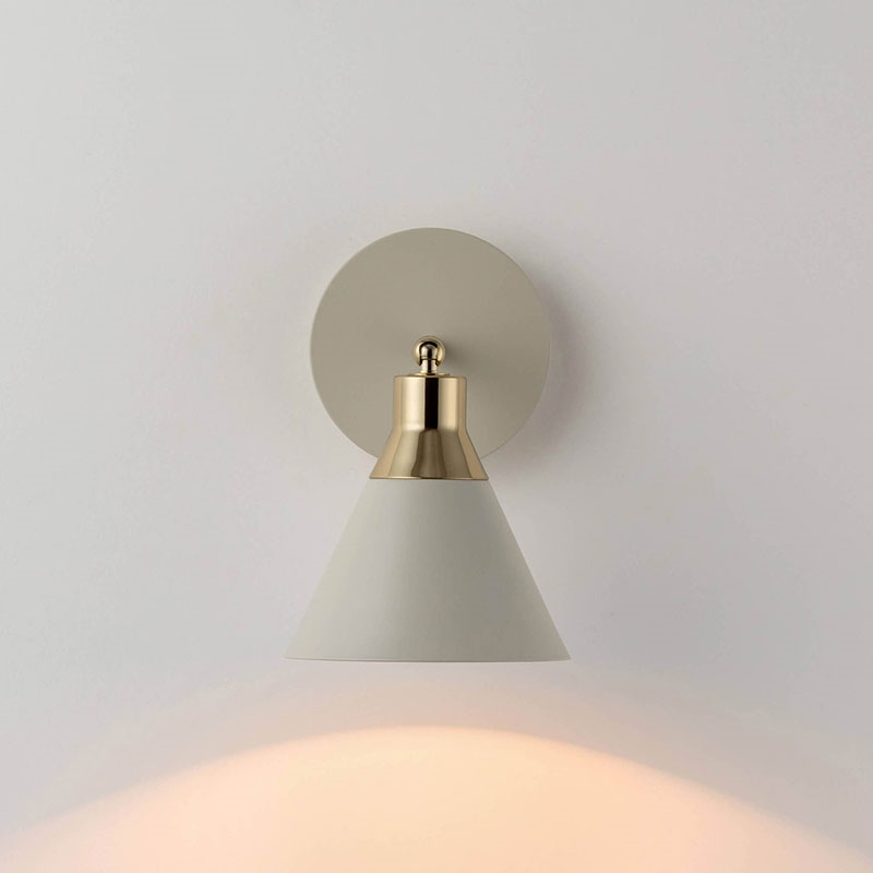 Cone Wall Light, H13.5cm, Sand-2