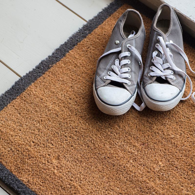 Double Doormat, Charcoal-1