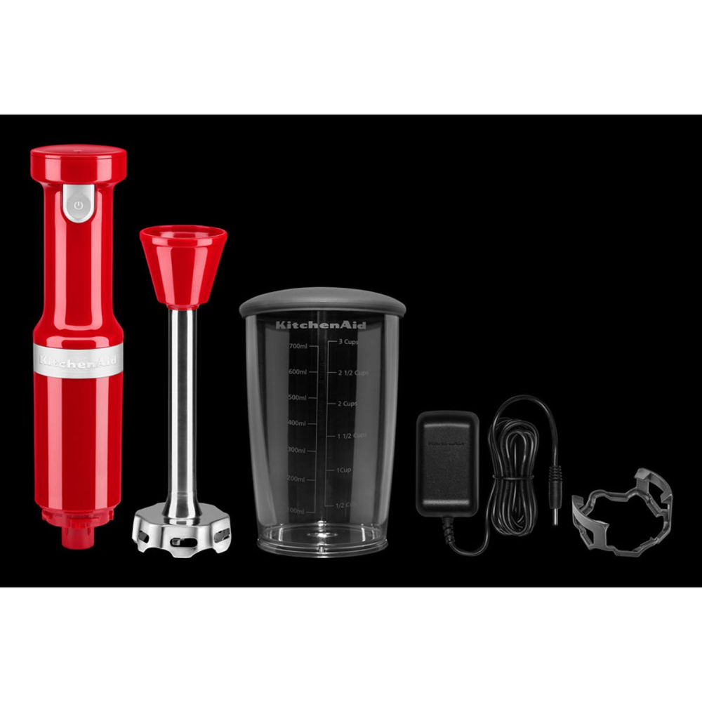 Cordless Hand Blender, Empire Red-2