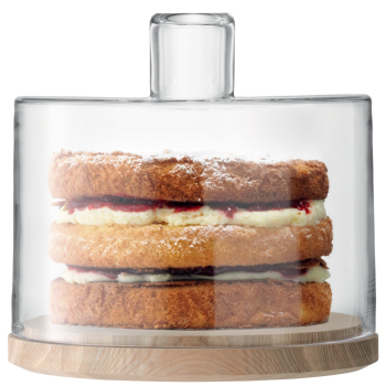 LOTTA ロッタcake/cheese dome&ash base Lotta Cake/cheese dome, clear with ash base | The Wedding Present