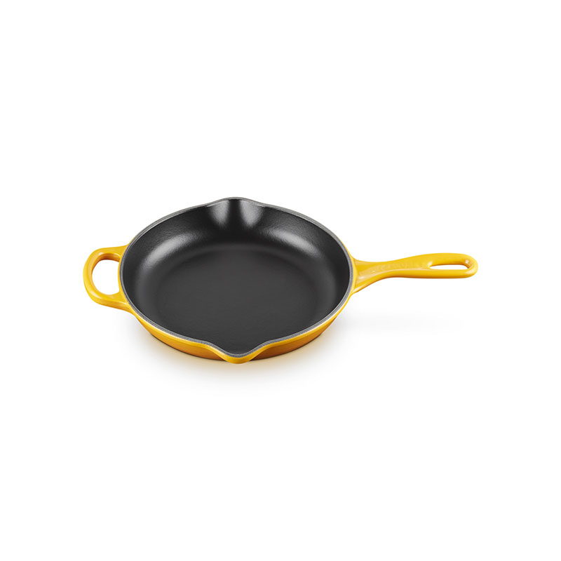 Signature Cast Iron Skillet with Metal Handle, 23cm, Nectar-1