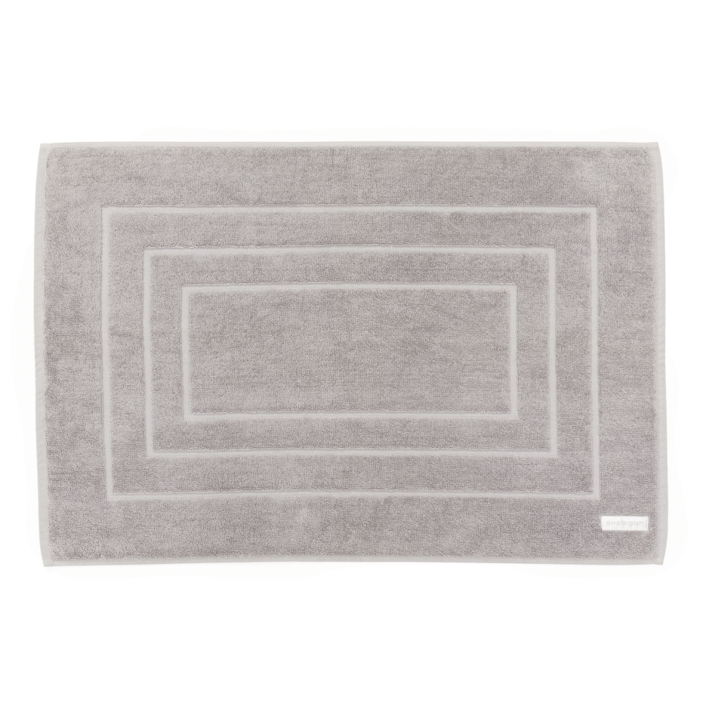 Egyptian Cotton Luxury Bath mat, 60 x 90cm, Cloud Grey-1