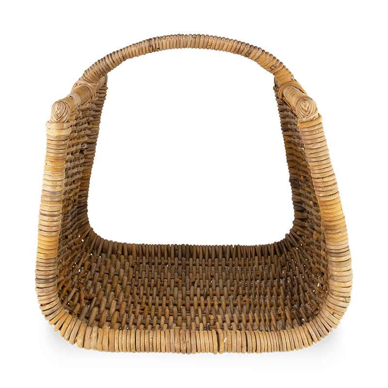 Sadra Log Basket, Rattan-3