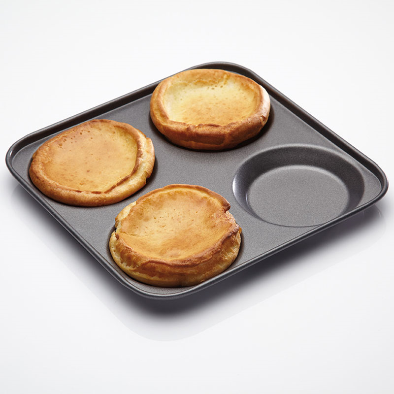 4 hole Yorkshire pudding pan, 24cm-1