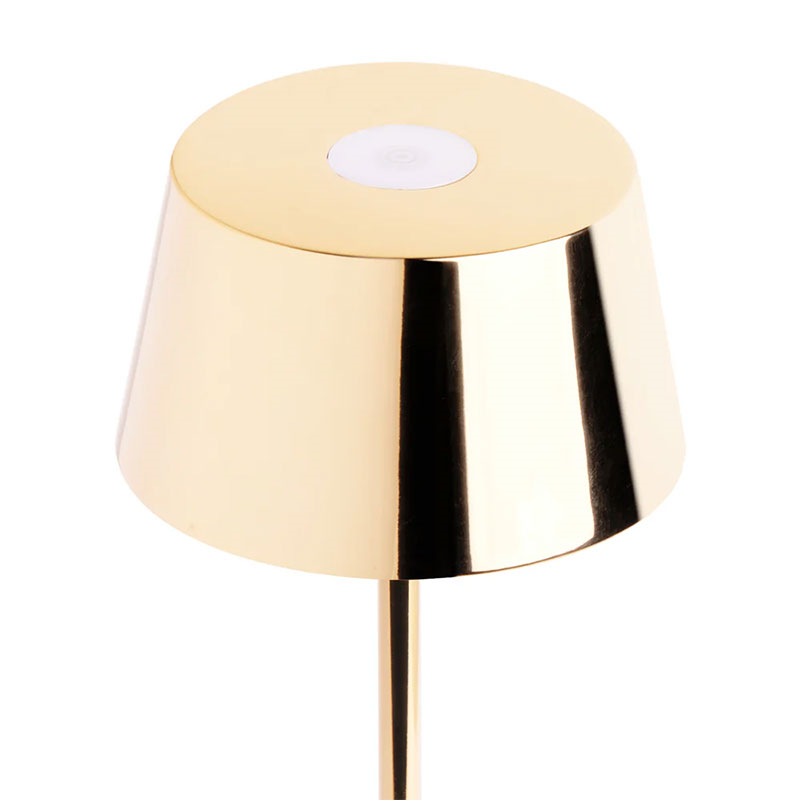 Scoon Rechargable Lamp, H32cm, Gloss Brass-5