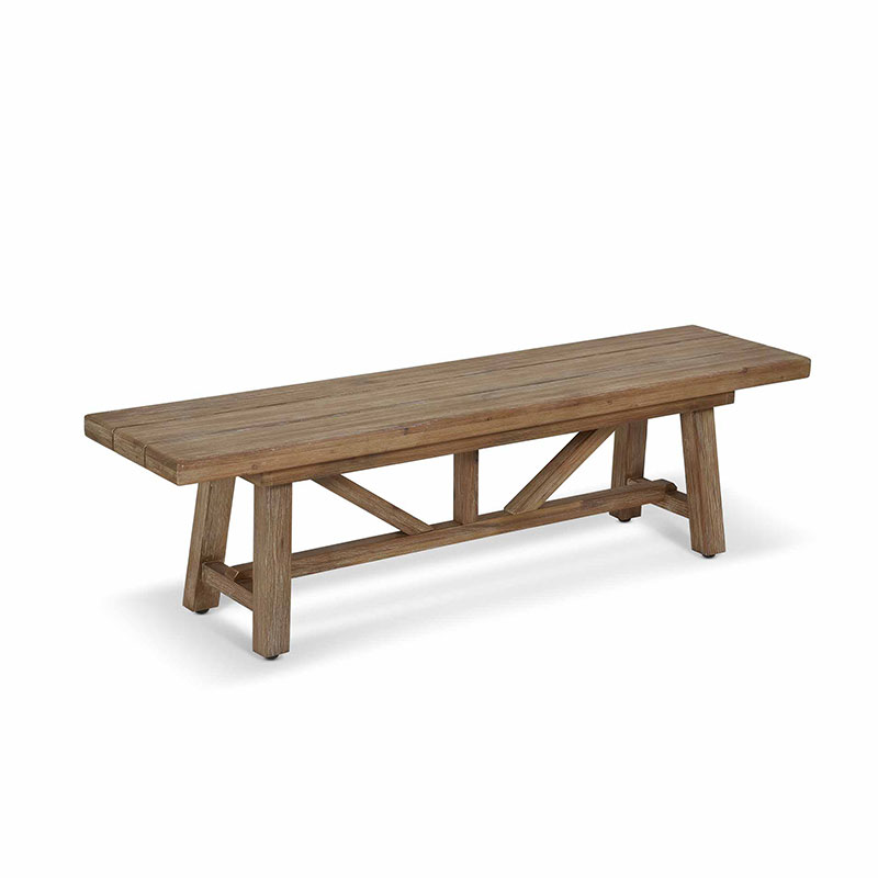 Chilford Solid Wood Bench, Acacia-1