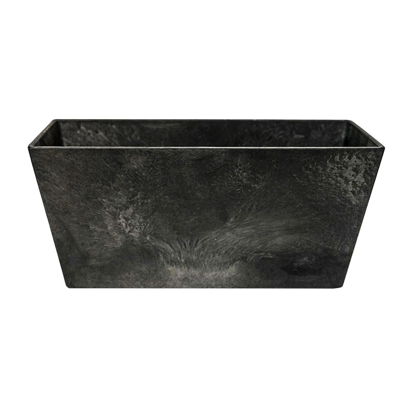 Ella Balcony trough, H17 x D37cm, Black-1