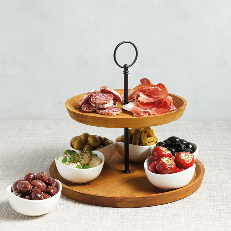 2 tier serving set, 25 x 24cm-2