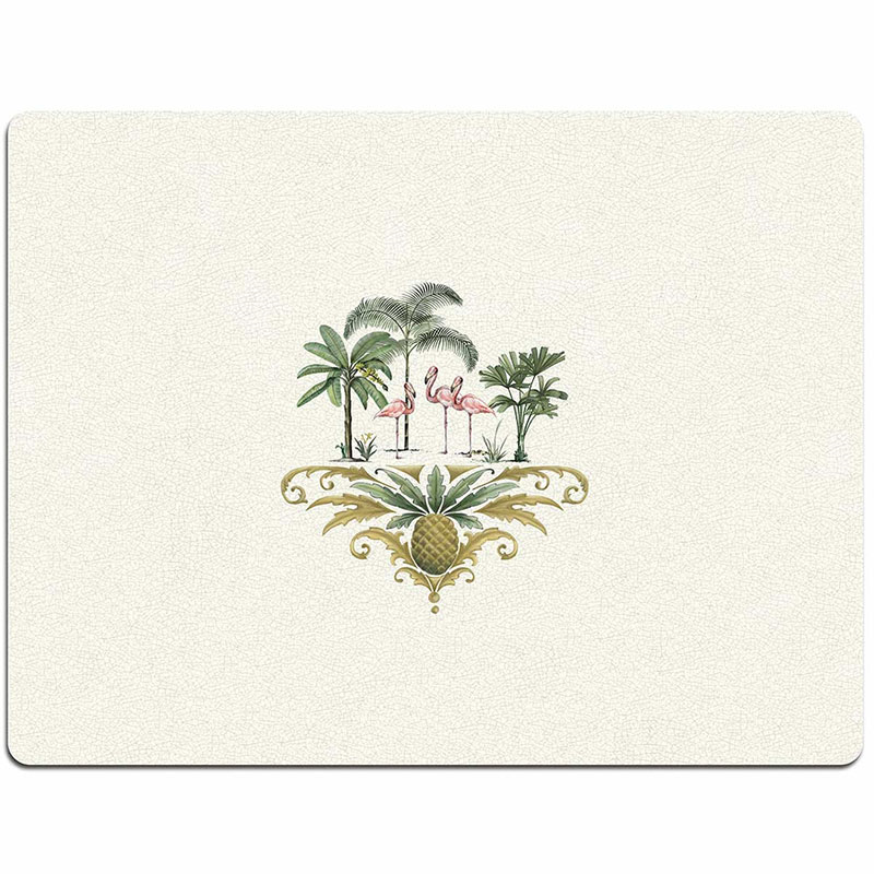 Out of Africa Flamingo Table Mat, L38 x W29cm-0