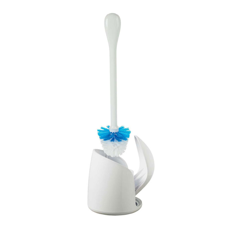 Compact toilet brush, White-4