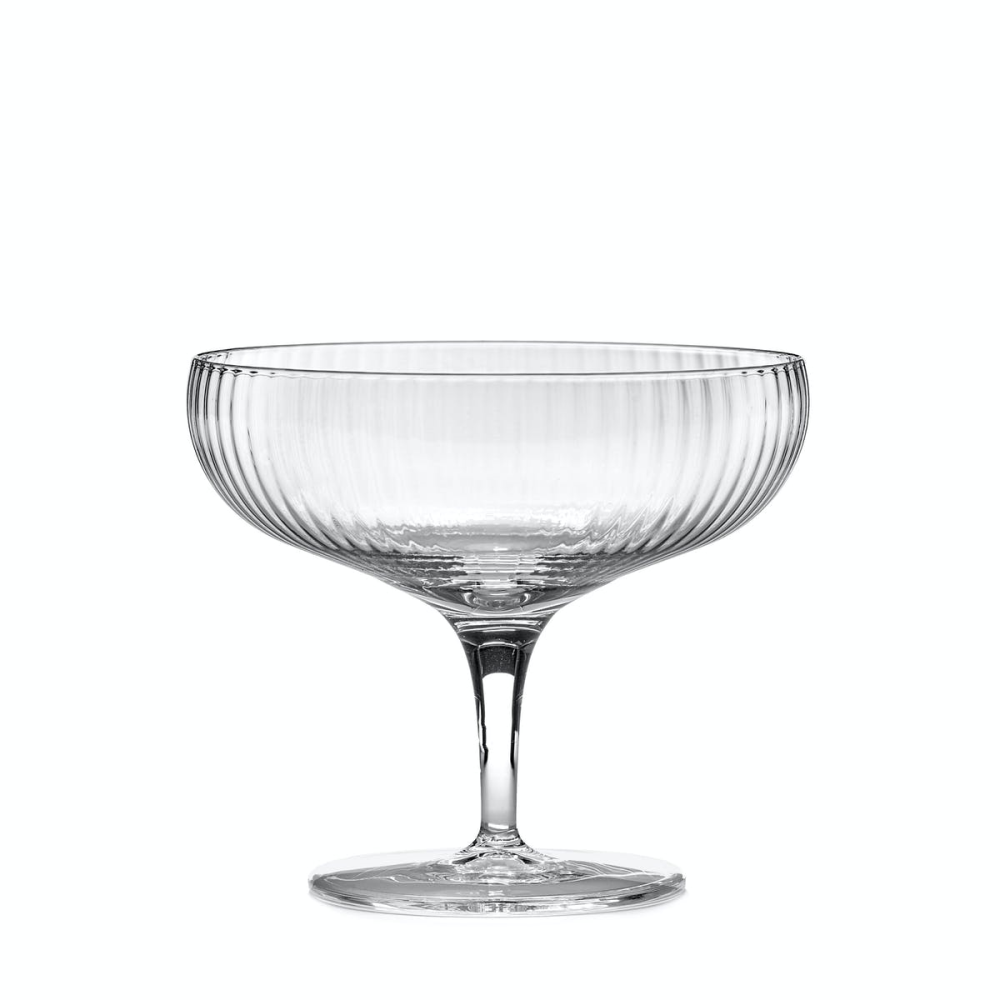 Inku, Set of 4 Champagne Coupes, Clear-0