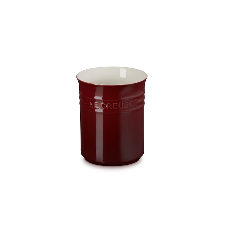 Stoneware Utensil Jar, Small, Garnet-0