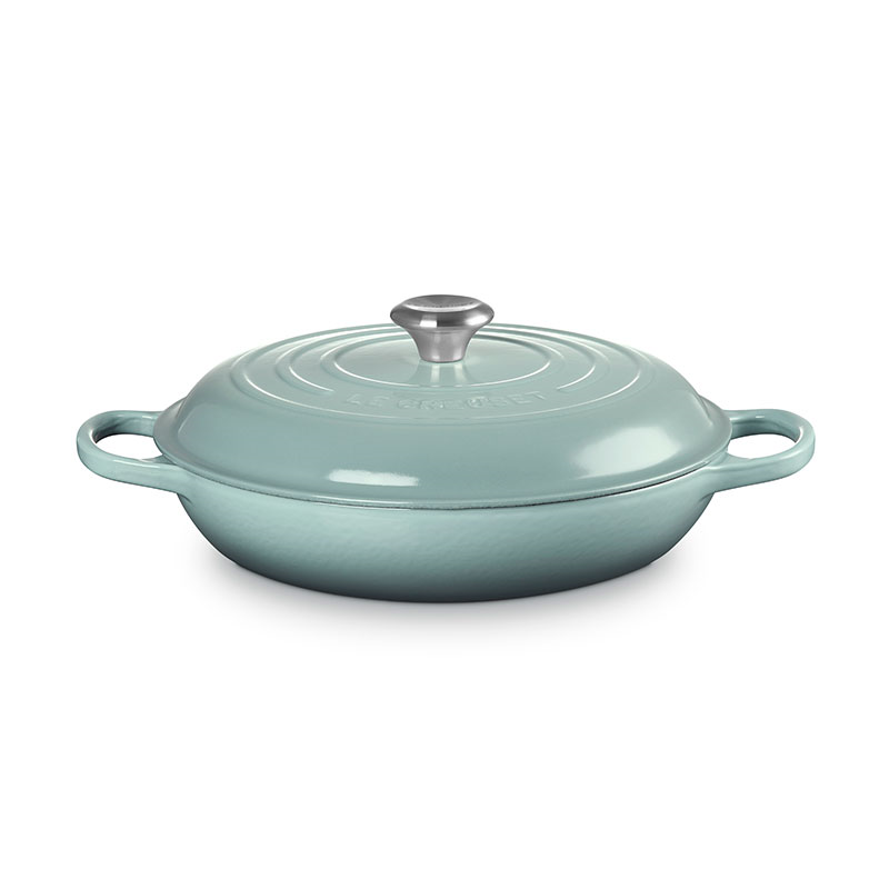 Cast Iron Shallow Casserole, 30cm, Sea Salt-1