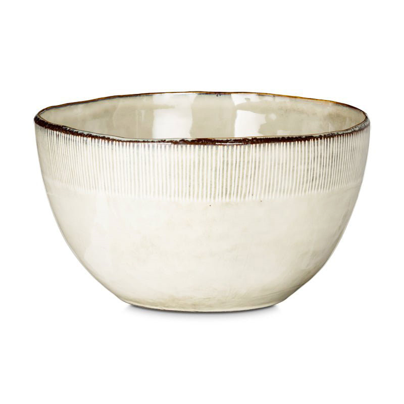 Malia Serving Bowl, D24cm, Cream-1