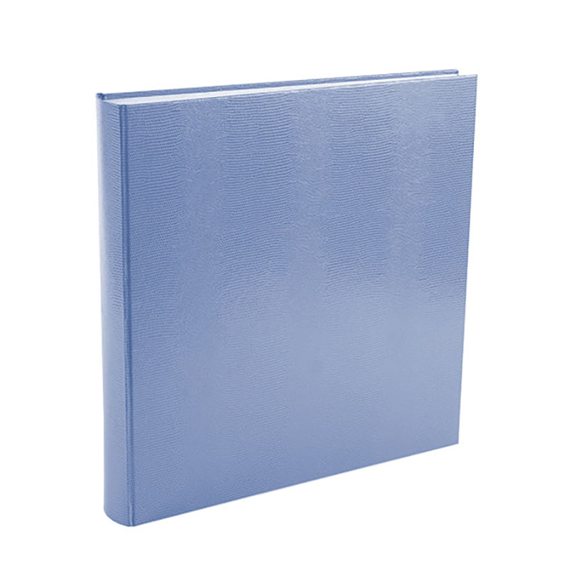 Large Square Lizard Photograph Album, L35.5 x W36.5cm, Pale Blue-0