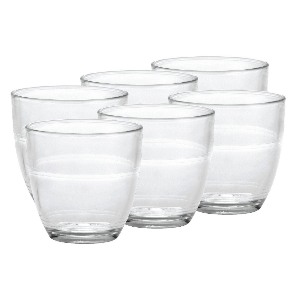 Gigogne Set of 6 Tumblers, 220ml, Clear-0