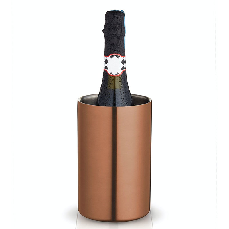 Wine cooler, Double Walled Copper Finish-2