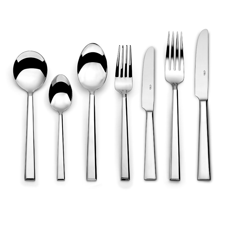 Cosmo 60 Piece Cutlery Set With Beechwood Canteen, Mirror Finish-1