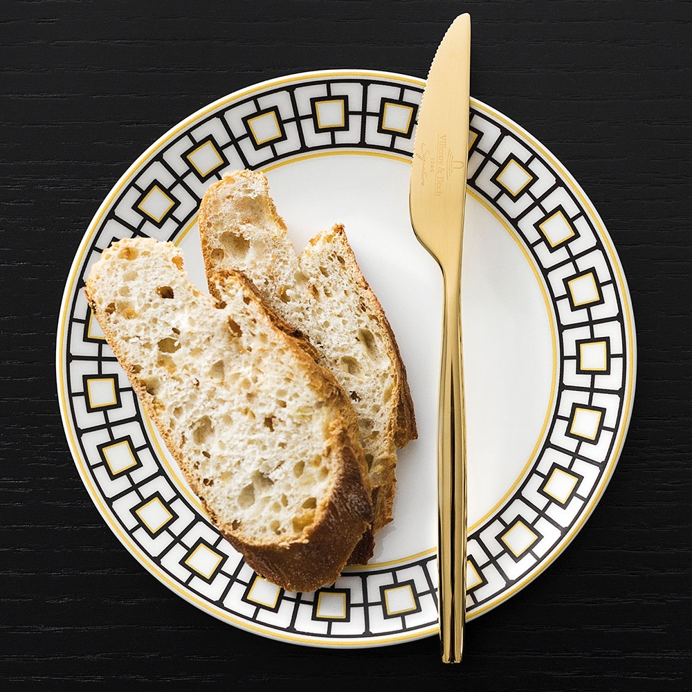 MetroChic Bread plate, D16cm, Gold/Multi-3