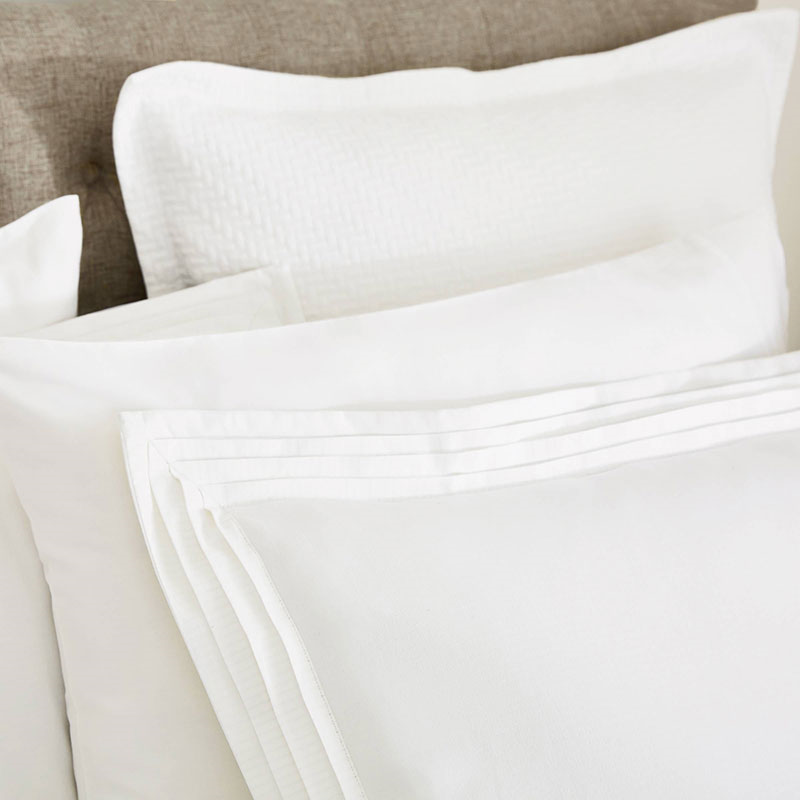 Vendi Oxford Pillowcase, White-2