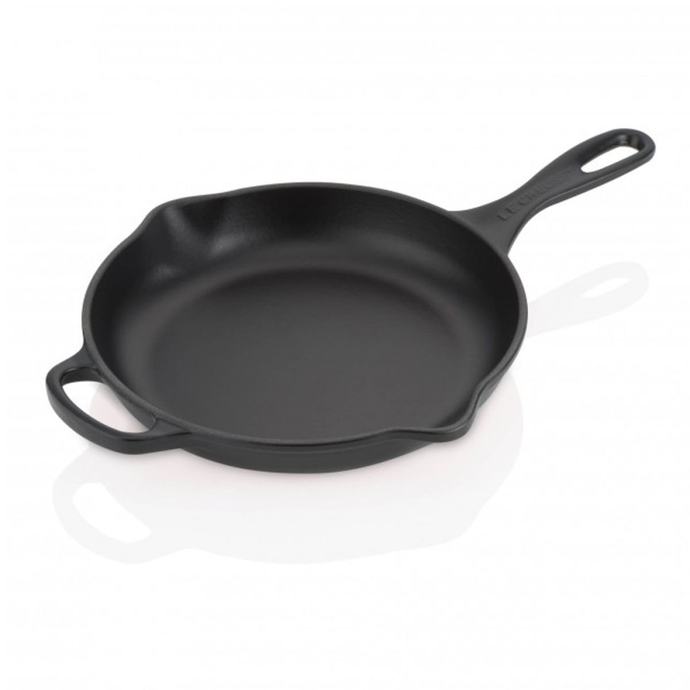 Signature Cast Iron Round skillet, 23cm, Satin Black-2