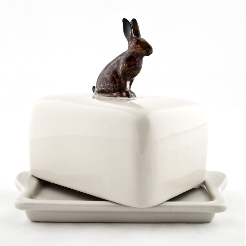 Hare Butter dish, L11.5 x D9 x H10.9cm-0