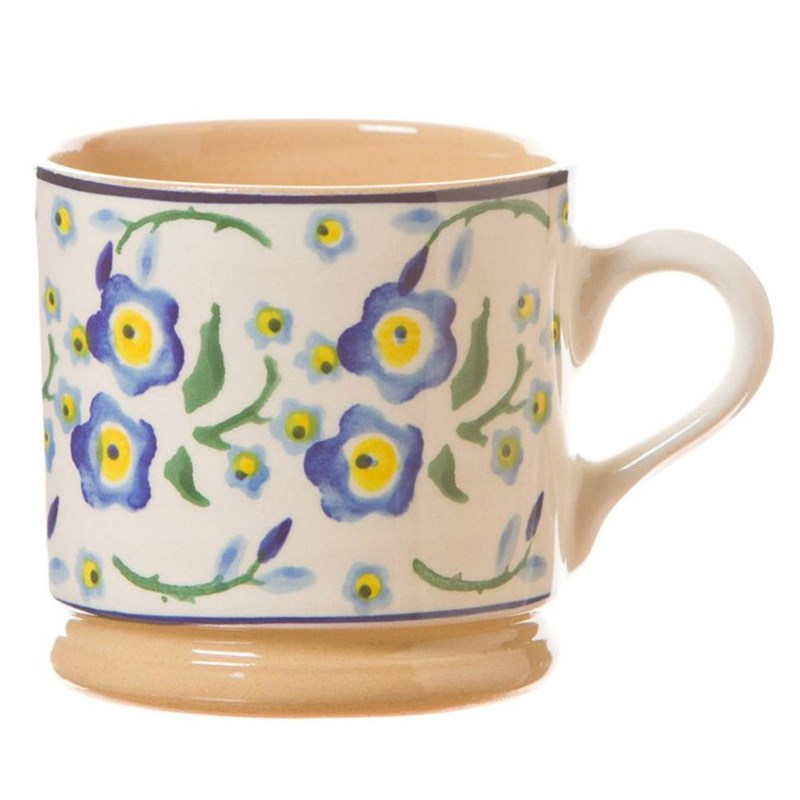 Forget Me Not Set of 4 small mugs, H7cm-0