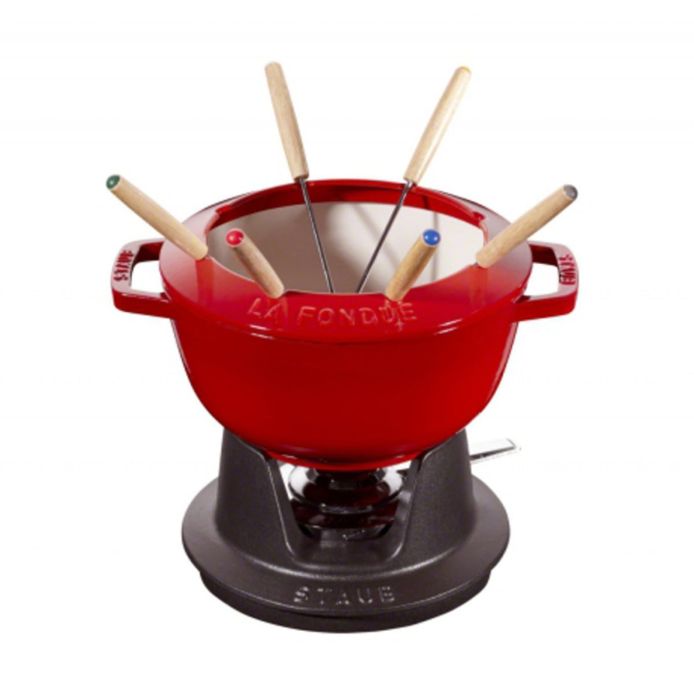 Fondue set, 20cm, Cherry-0