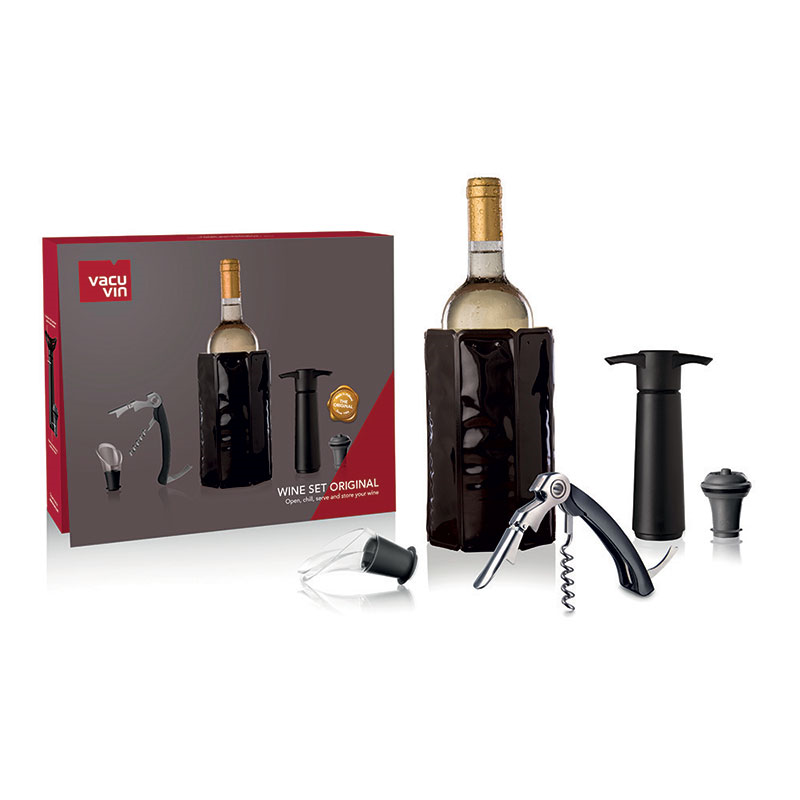 5 Piece Wine Original Set, Black-3