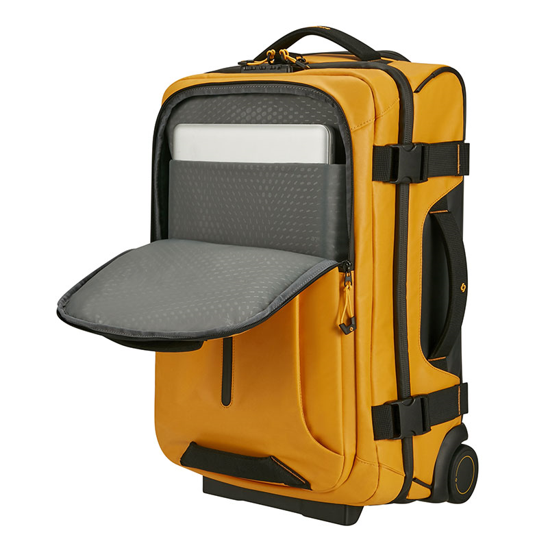 Ecodiver Duffle with Wheels, H55 x L35 x W23cm, Yellow-1