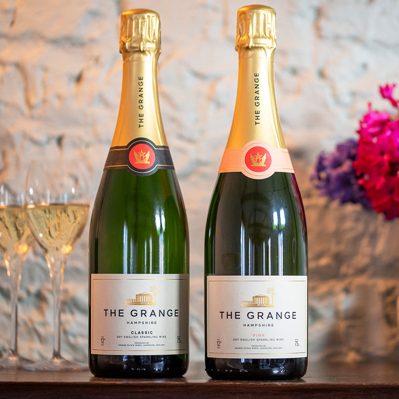 The Grange Mixed Pair of Classic NV & Pink NV Sparkling Wines, Pair of Bottles-0