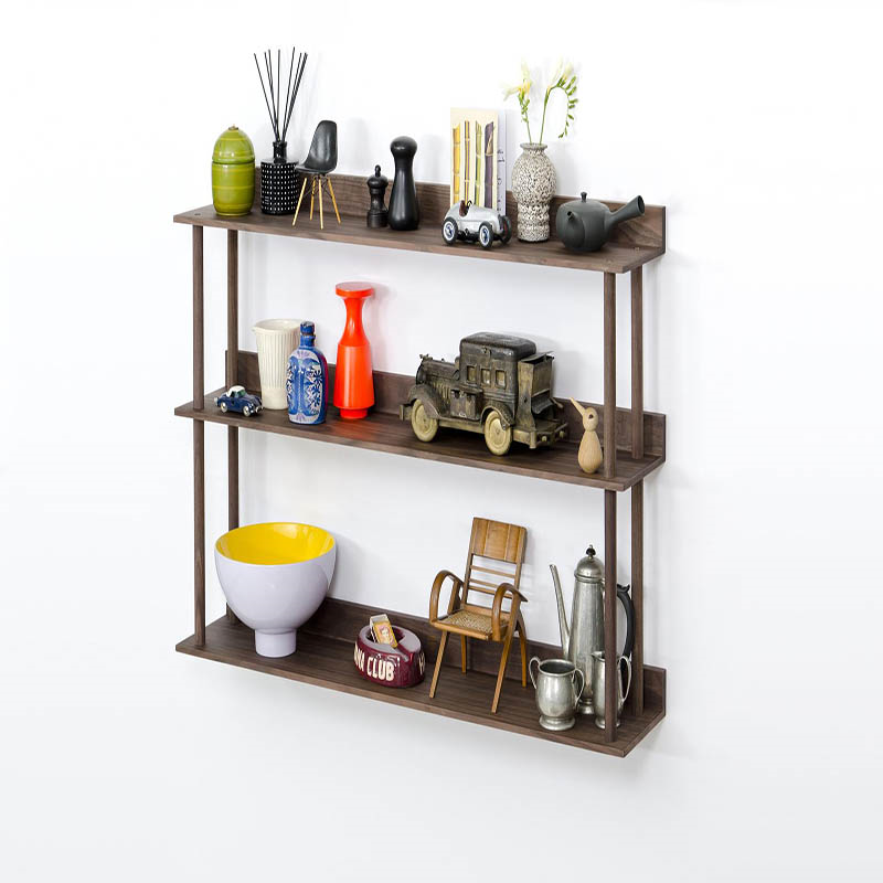 Platform 3 Shelf, H64 x W100cm, Walnut-3