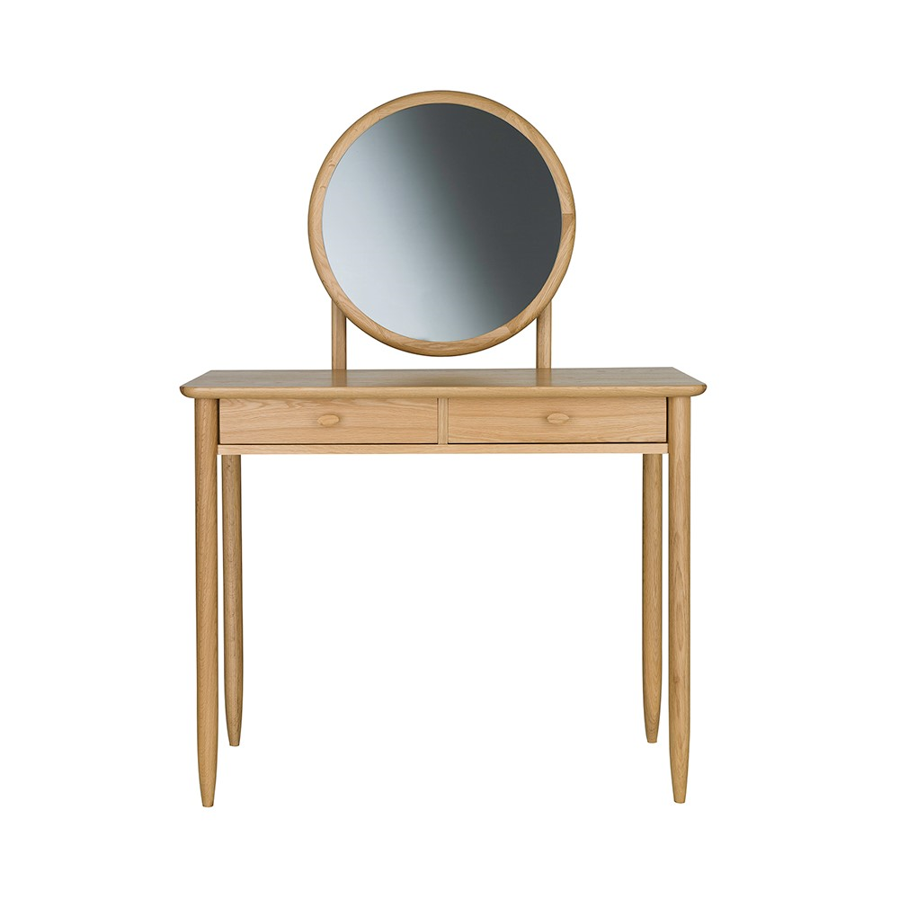 Teramo Bedroom dressing table, H139 x W98 x D50cm, Natural-1