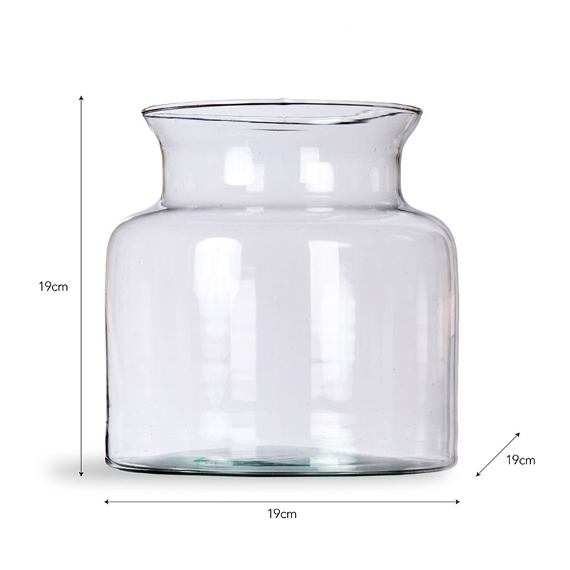 Broadwell Vase, H19cm, Clear-3