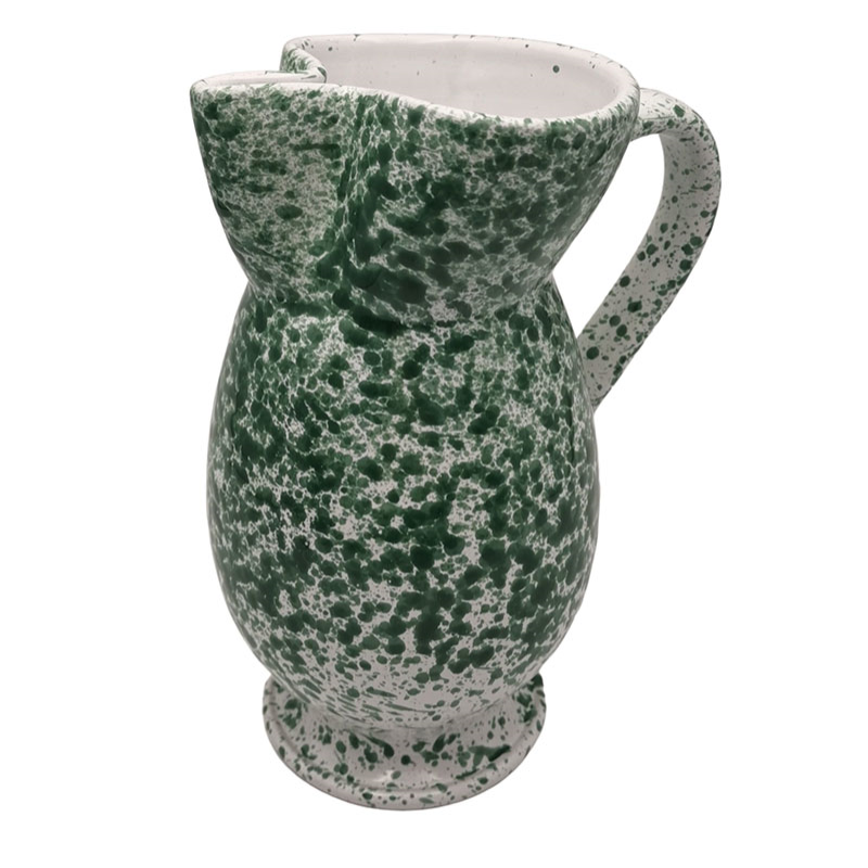 Splatter Jug, H23cm, Green-2