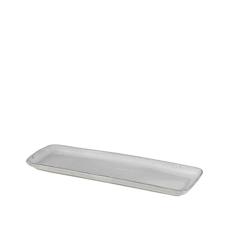 Nordic Sand Rectangular Platter, 12.5 x 35cm, Natural-0