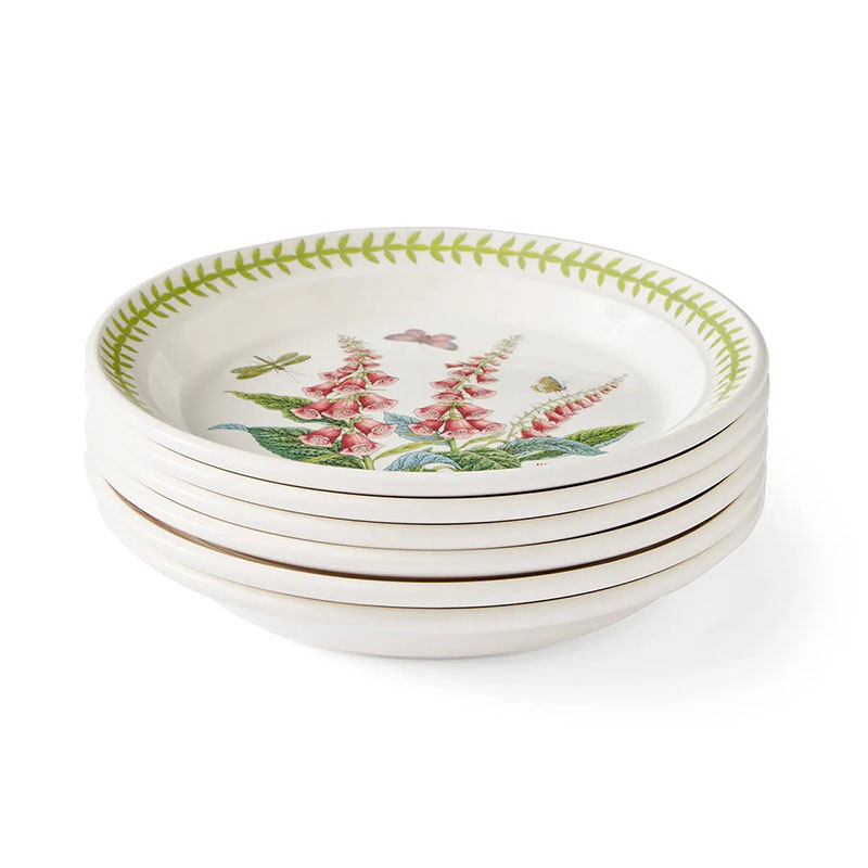 Botanic Garden Meadow Set of 6 Salad Plates, D21.5cm, Multi-3