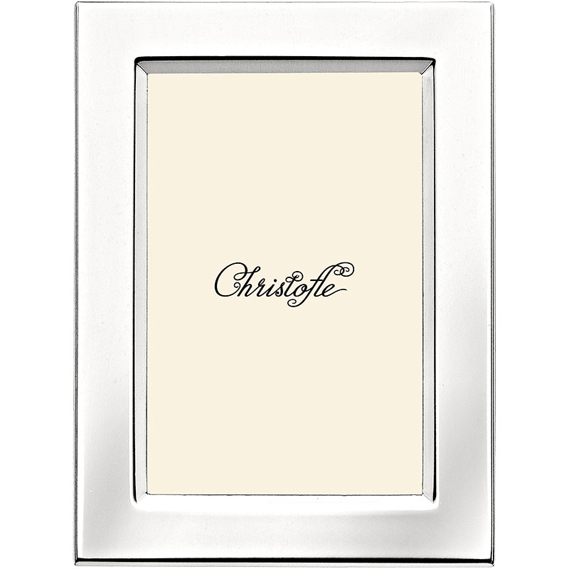 Fidelio Photograph frame, 9 x 13cm (3.5 x 5"), Christofle silver-0