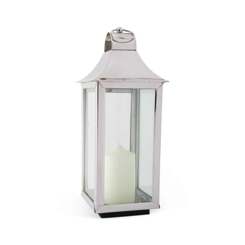 Tonto Lantern, H50cm, Clear/Silver-0