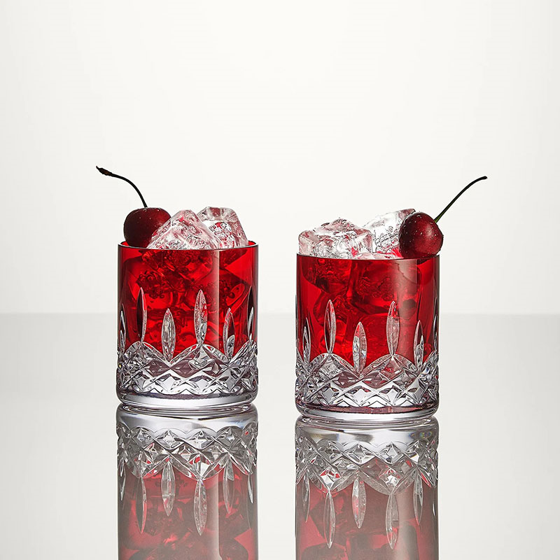 Lismore Set of 2 Tumblers, 180ml, Red-1